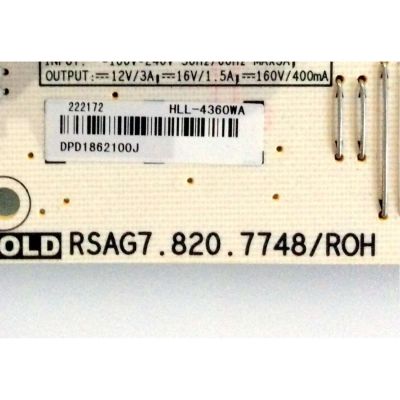 KIT DE TARJETAS TV HISENSE  / MAIN 231575 RSAG7.820.8252/ROH / T-CON EATDJ6E13  E222034 / FUENTE 222172 RSAG7.820.7748/ROH / PANEL HD500S1U01\S0\GM\ROH / MODELO 50R6E R50G1815 - Imagen 2